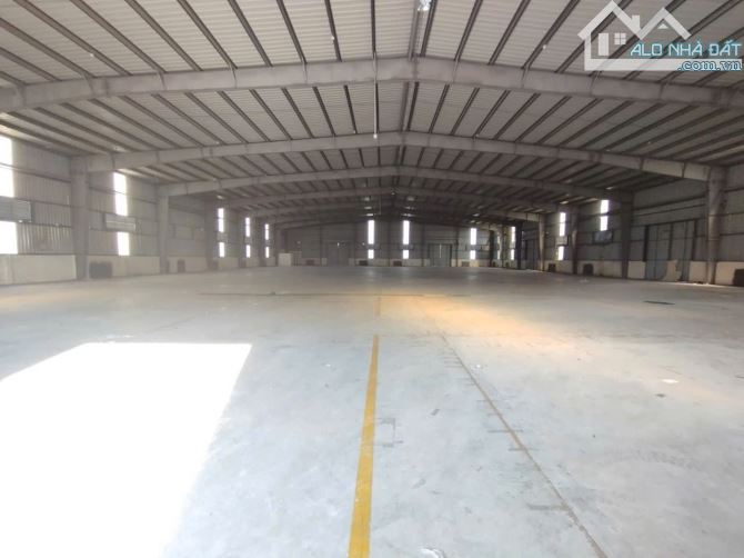 Cho thuê kho tại Thanh Văn, Thanh Oai. DT 1000m-2000m cao 9m, Khung thép Zamin, công đỗ. G - 8