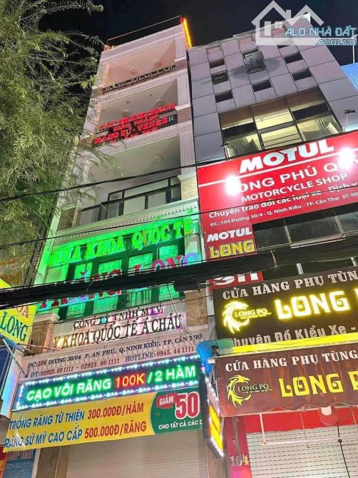 CHO THUÊ NHÀ 1 TRỆT 4 LẦU MẶT TIỀN ĐƯỜNG 30/4 GẦN NGÃ 3 QUANG TRUNG
