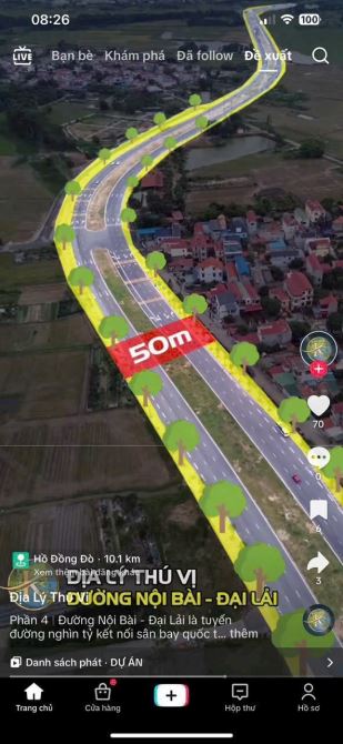 ✨️CÒN DUY NHẤT 1 LÔ - GIÁ F0 - ĐƯỜNG TRẢI NHỰA THÔNG RỘNG 6M - LẬP TRÍ MINH TRÍ  SS-HN