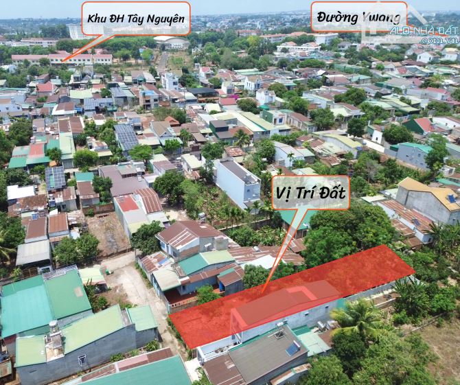 🔥 ĐẤT ĐẸP GẦN ĐẠI HỌC TÂY NGUYÊN – THỔ CƯ KHỦNG 300M² – XÂY BIỆT THỰ + DÃY TRỌ – ĐẦU TƯ 2