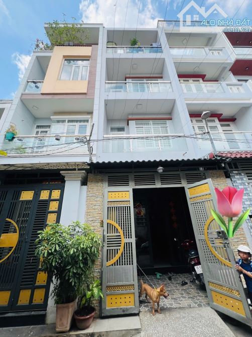 🌷 NHÀ ĐẸP TẶNG FULL NỘI THẤT ( 63m2 . 4 tầng ) Hẻm xe tải ...ngay bệnh viện Bình Tân . Gi