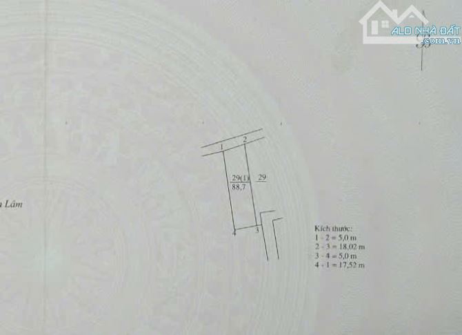 RẺ NHẤT GIA LÂM - 87m2 - BÁN ĐẤT TRÂU QUỲ – NGÕ RỘNG - PORCHER VÀO NHÀ – NHỈNH 4 tỷ