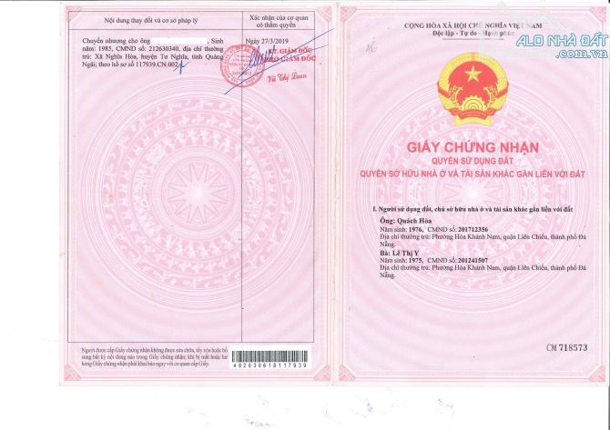 CẦN BÁN 2 LÔ đường Trần Thanh Mại, quận Sơn Trà. Ngan 10m  giá 14.5 tỷ TL