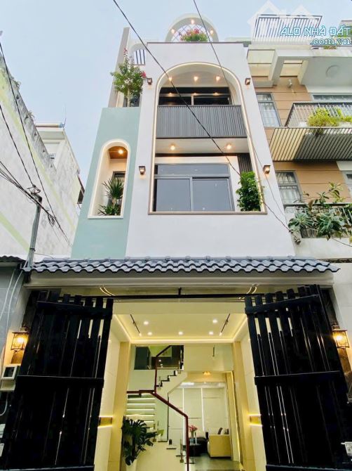 Bán nhà 4 tầng đẹp 4m x 12m cn đủ - full nội thất - Phan Huy Ích, P12 Gò Vấp - giá 7.1 tỷ
