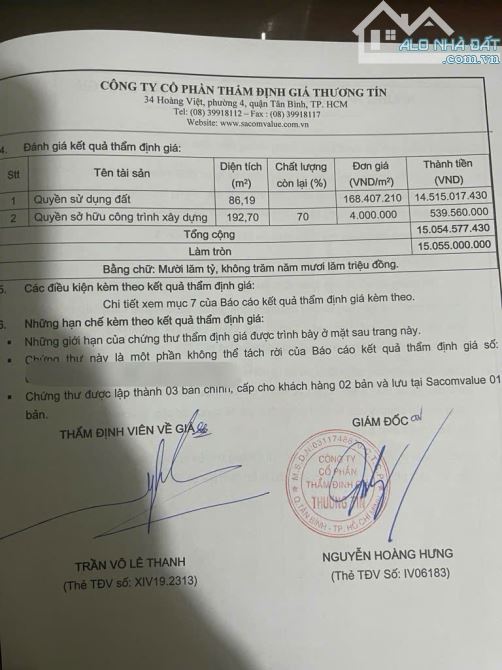 3 TẦNG ( 5.5x26 ) MẶT TIỀN BÙI THỊ XUÂN PHƯỜNG 2 QUẬN TÂN BÌNH GIÁ CHỈ 11TY
