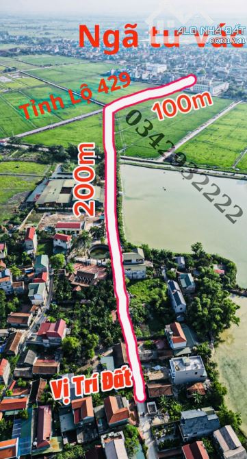BÁN LÔ ĐẤT 66.6M² TẠI DÂN HÒA – Ô TÔ VÀO TẬN ĐẤT– CÁCH NGÃ TƯ VÁC CHƯA ĐẦY 1KM