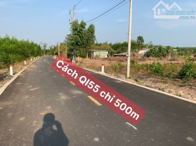 BÁN ĐẤT MẶT TIỀN ĐƯỜNG NHỰA TIM VÀNG ĐỐI DIỆN ỦY BAN PHƯỚC LONG THỌ GIÁ 670 TRIỆU - 1
