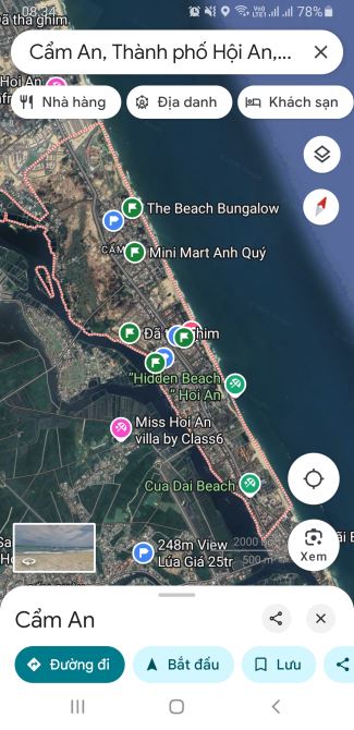 Bán đất view sông cổ cò, sát biển an bàng, Hội An - 1