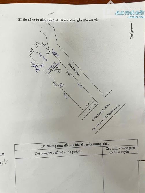 BÁN NỀN CÁCH MẶT TIỀN TRẦN VĨNH KIẾT 20M GIÁ 1 TỶ 8 - 1