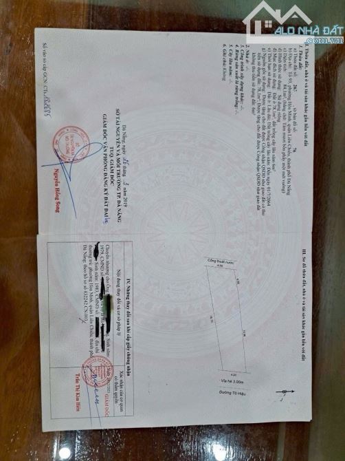 Bán đất mặt tiền Tô Hiệu.Lên số nhà 241.Giá 3ty850 - 1