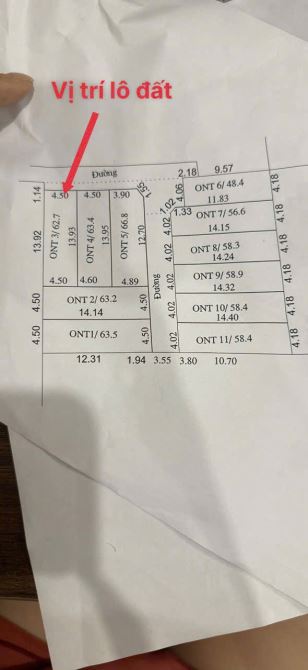 Cần bán 62,7m đất tại Từ hồ Yên Mỹ - 1