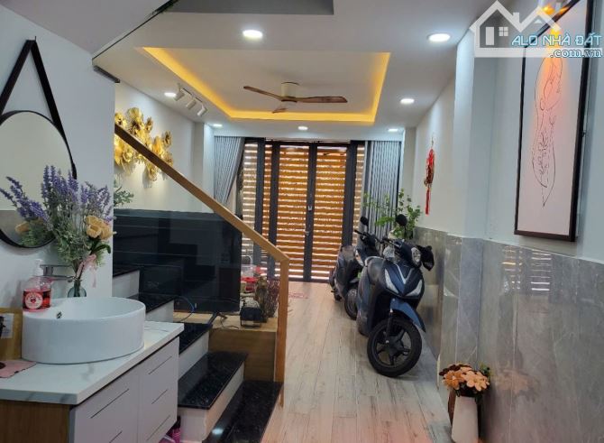Bán nhà Siêu hẻm đường Lê Văn Thọ , KDC đồng bộ , nhà đẹp ,  HXH 7m thông, - 1