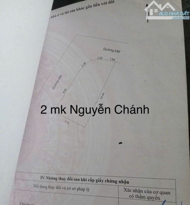 📌📌📌Làm việc trực tiếp!!!Bán đất 2 mặt kiệt Nguyễn Chánh. Diện tích 71 m giá rẻ 🍀 - 1