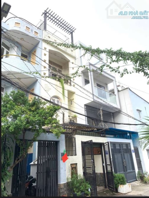 Hẻm ô tô đậu cửa nhà 4 tầng 50m² phan huy ích p12 giá 6ty6 - 1
