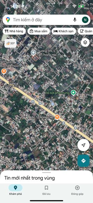 Bán gấp lô đất mặt đường nhựa đẹp 115m2 ở tân thông hội giá 690 triệu - 1