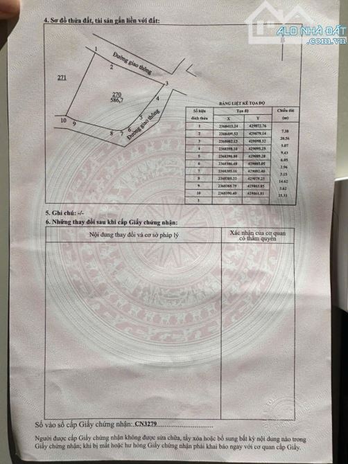Đất F0 120m2 Thành Công, tp Phổ Yên , Thái Nguyên giá chỉ hơn 400tr - 1