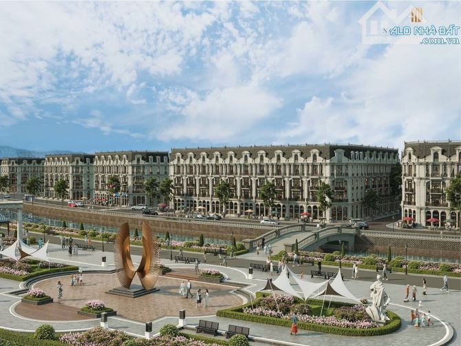 CHO THUÊ NHÀ MẶT PHỐ SHOPHOUSE 80M2, 4.5TẦNG, 6PN TRỤC CHÍNH KĐT TÂN TÂY ĐÔ, ĐAN PHƯỢNG - 1