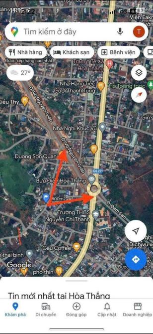 Đất 2 mặt tiền hẻm 40 Nguyễn Thái Bình đi thông ra Đại Lộ Đông Tây - 1