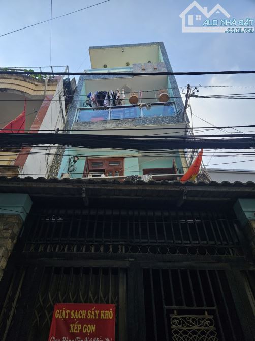 Bán nhà An Bình P5 Q5, 73m2[4×19] 4 tầng 5PN 6WC, hẻm 4m, 11ty9 - 1
