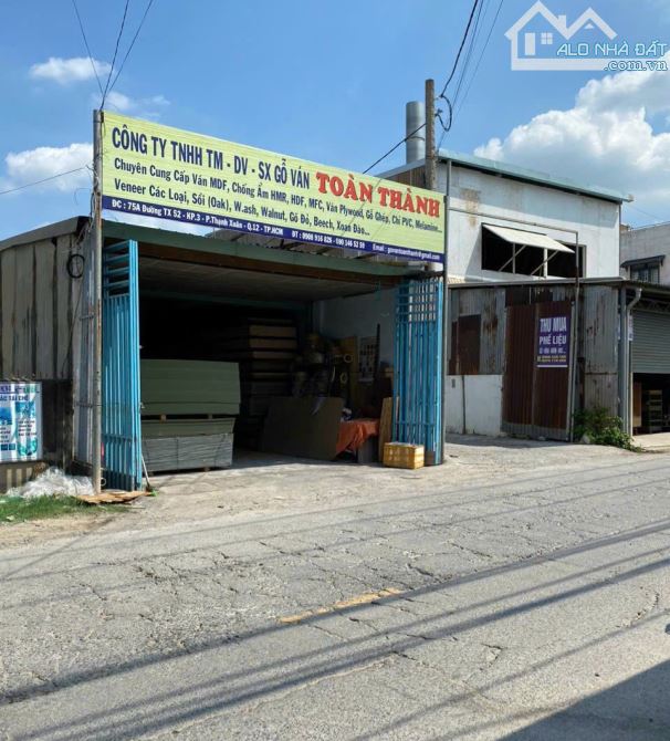 Bán gấp xưởng mặt tiền đường Thạnh Xuân 52, Quận 12 dt 281m2 giá 11,5 tỷ - 2