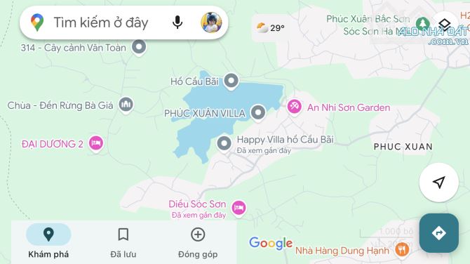Đất Bắc Sơn, Sóc Sơn: dt 103.5m, mt 5m, giá 850triệu, sổ đỏ full thổ cư - 2