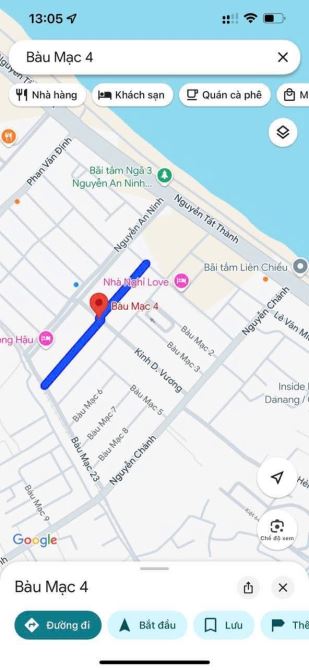 Bán đất đường Bàu Mạc 4 - Gần biển Xuân Thiều - 2