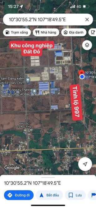 MẶT TIỀN TỈNH LỘ 997 - PHƯỚC LONG THỌ - BRVT - NGAY CẠNH KHU CÔNG NGHIỆP ĐẤT ĐỎ - 3