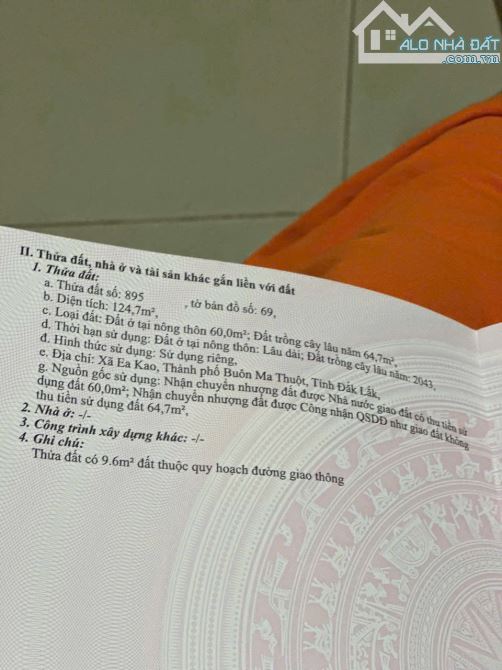 Bán 2 lô hẻm cấp 1 Y Wang mặt tiền đường nhựa - 3
