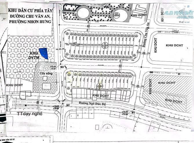 Bán Đất DT 100m2 Chu Văn An, Phường Nhơn Hưng P Bình Định Giá 1tỉ 430 - 2