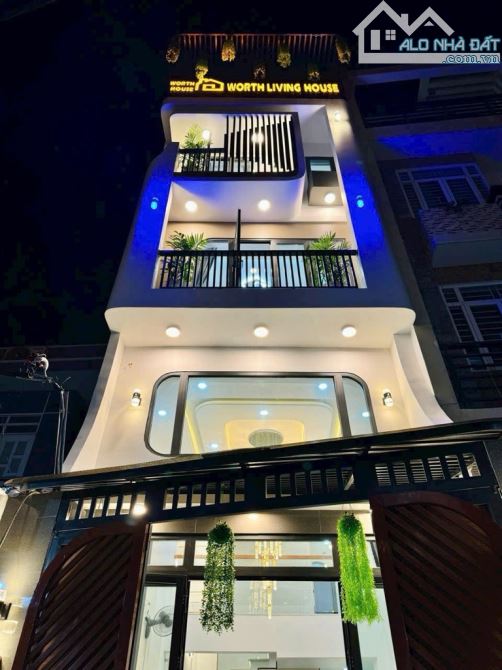 NHÀ GÒ VẤP CÓ THANG MÁY CHỈ 8 TỶ 7 - 6 TẦNG Ở PHAN HUY ÍCH PHƯỜNG 12 5 PHÒNG NGỦ HẺM XE TẢ - 4