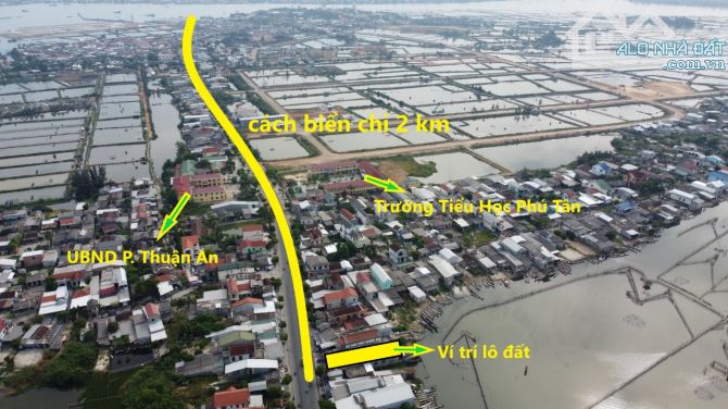 Bán đất 115m2 mặt tiền đường Kinh Dương Vương, phường Thuận An, TP Huế, chỉ 3,7 tỷ - 6