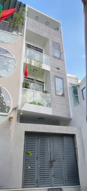 SIÊU PHẨM BIỆT THỰ MINI BÌNH THẠNH - 60M2- 4 TẦNG- HẺM XE HƠI - CẦU THANG ỐP GỖ CAMXE - 8