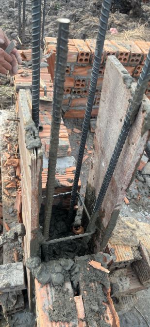chính chủ bán nhà đất xây 1tấm kiên cố ngay đường công nghệ mới ấp 7 vĩnh lộc b
