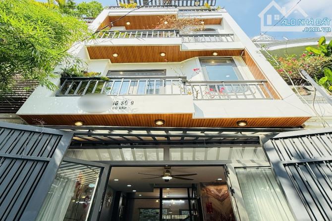 Bán nhà hẻm 3.5m, Đường Số 9, Gò Vấp, 56 m² (4m x 14m), 4 tầng - Giá 6.8 tỷ TL - 1