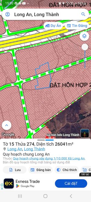 Chính chủ gửi 26000m2 đất TMDV ngay trước cỗng chính sân bay Quốc Tế Long Thành. - 1