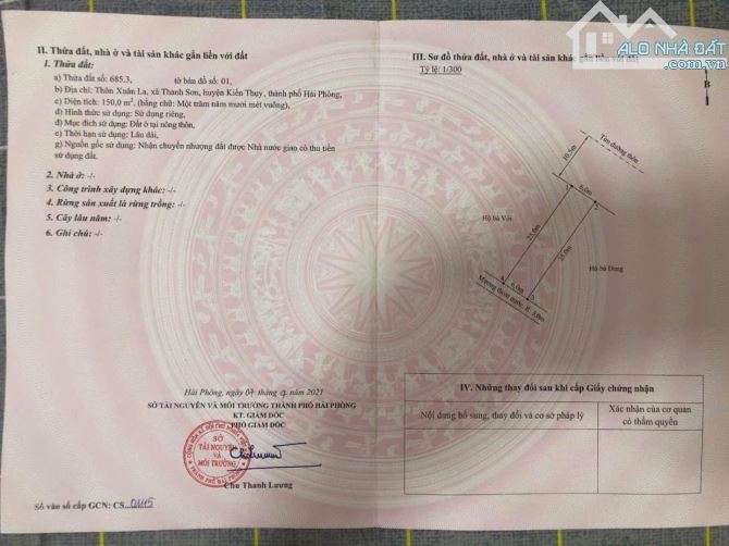 Bán nhà biệt thự trung tâm Kiến Thụy, Diện tích 150m2 - 15