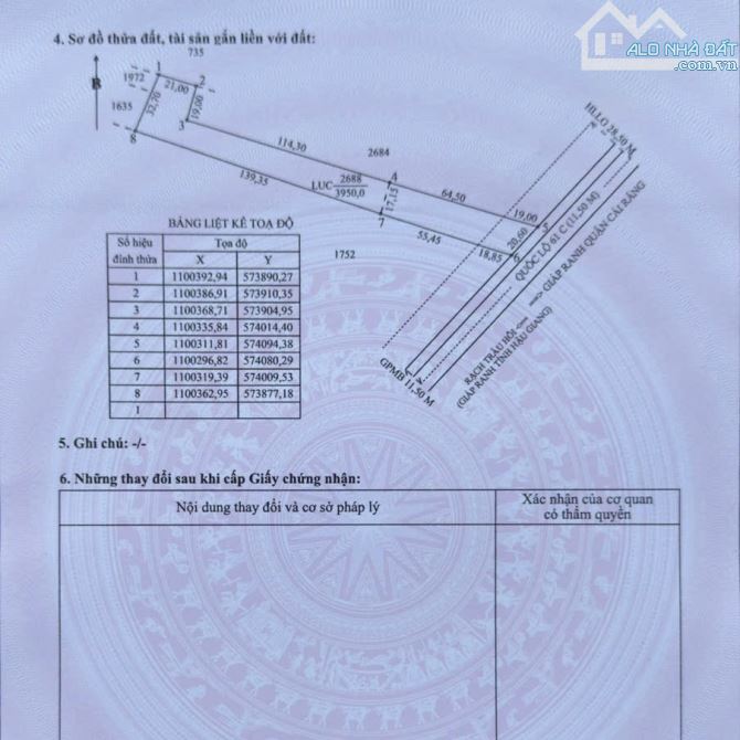 BÁN 7.850m2 ĐẤT ĐOẠN GIỮA CẦU SO ĐŨA & TRẦU HÔI QUỐC LỘ 61C NHƠN NGHĨA, PHONG ĐIỀN, Tp.CT - 2