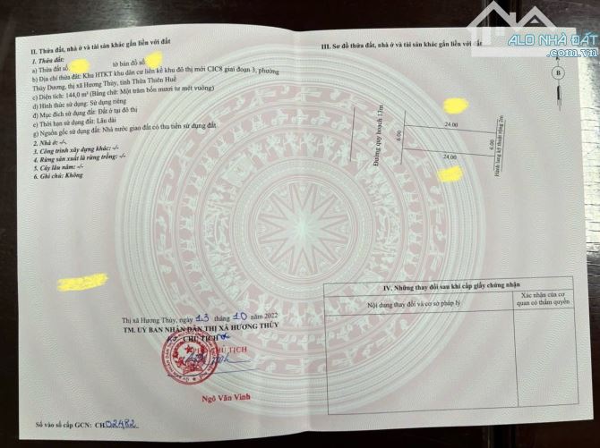 BÁN ĐẤT KQH CIC8 GIÁ CHỈ 26,x tr/m - 3