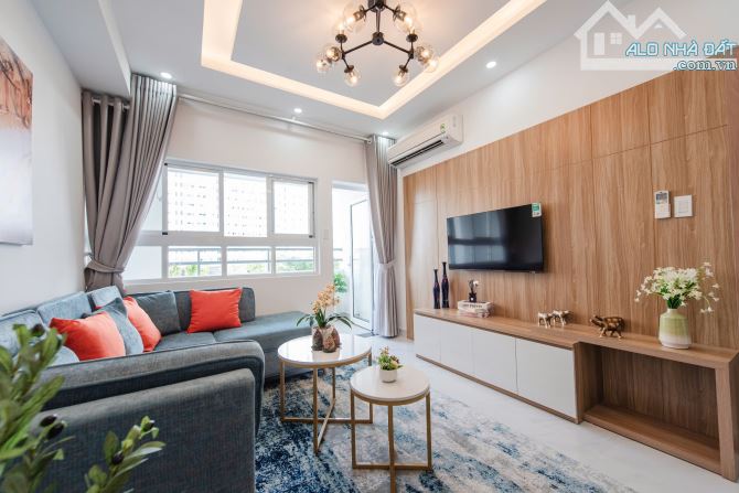 Cho thuê căn hộ mới  tại chung cư Conic Boulevard, DT: 84,32 m2, 2PN, 2WC giá rẻ 7tr - 8