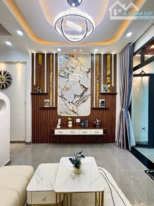 Nhà Mới Ở Ngay- Phan Văn Trị - Bình Thạnh - 3 Tầng 4PN- Hẻm thông- Gần mặt tiền – Chỉ 5 tỷ