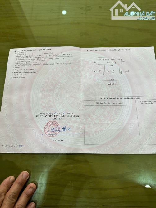 BÁN: 150 M FUUL TÂN HỘI TÂN TIẾN CHƯƠNG MỸ HÀ NÔI  -  đất đẹp- chia 2 lô - dân cứ đông Đúc