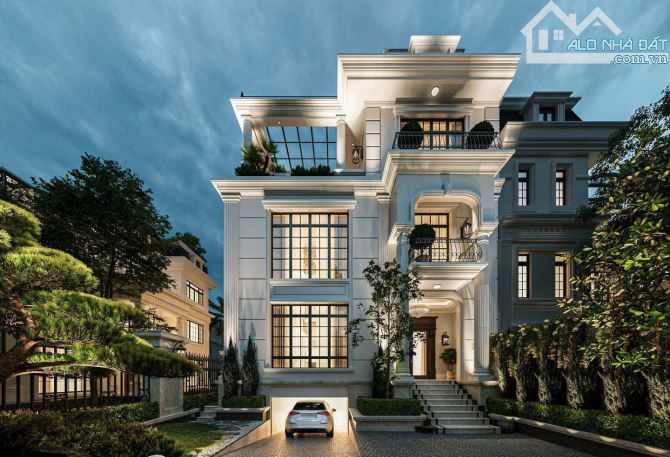 (HIẾM) Biệt Thự Bán Đảo Linh Đàm, 255m2, 4 tầng, mt 12.5m, giá 67.8 tỷ