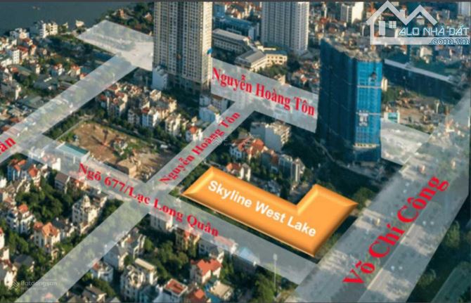 Bán lô góc 3 ngủ tại dự án Skyline West Lake, Tây Hồ,nội thất cao cấp, đất vàng thủ đô - 1