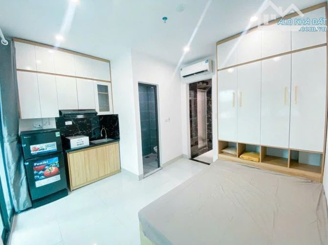 Tòa CHDV Kim Mã, 90m2, 6 tầng, 16 phòng, ngõ ô tô, bên T3 thầu 75tr/tháng, giá 18.5 tỷ - 1