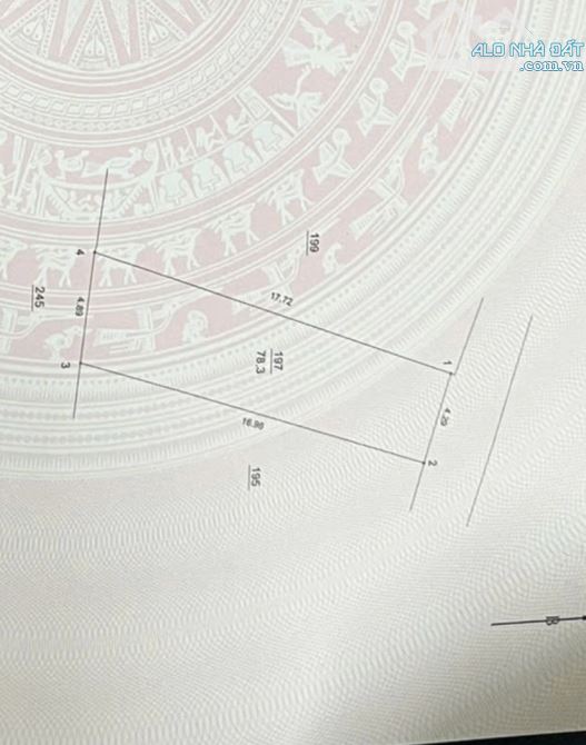 BÁN ĐẤT TẶNG NHÀ CẤP 4 DÀNH CHO ĐẦU TƯ KHUYẾN LƯƠNG 79 M GIÁ CHỈ 9.4 TỶ - 2
