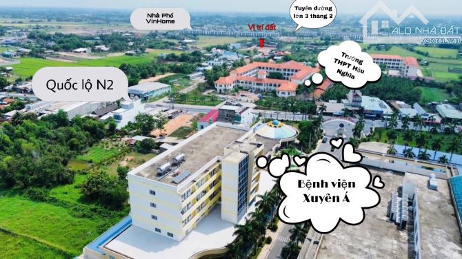 Hỗ trợ trả góp lô đất 160,6m2 (6 tháng) 0% lãi suất - đất cao ráo - Full thổ - sổ sạch mới - 2