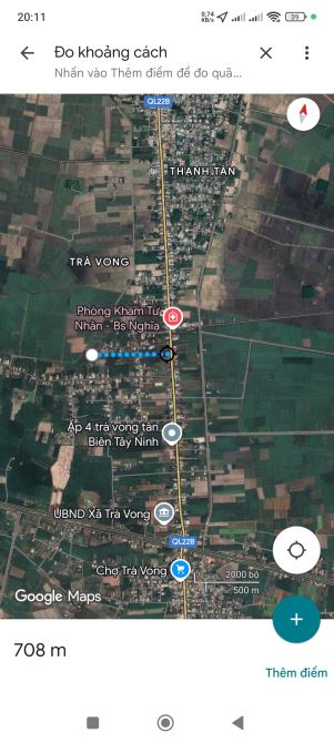 Đất thổ cư trà Vong gần Quốc lộ 22B giá chỉ 35tr 1mét ngang - 4