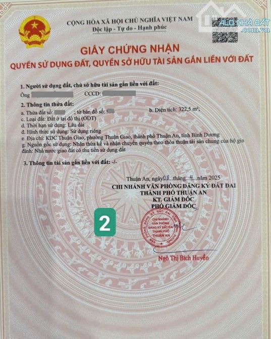 2 lô đất 642 25ty500 TL 20X32.25m KDC Sầm Uất, p.Thuận Giao Thuận An - 5