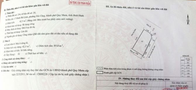Bán Nhà Góc 2 Mặt Tiền Đường Đinh Bộ Lĩnh,Phường Hải Cảng,TP Quy Nhơn