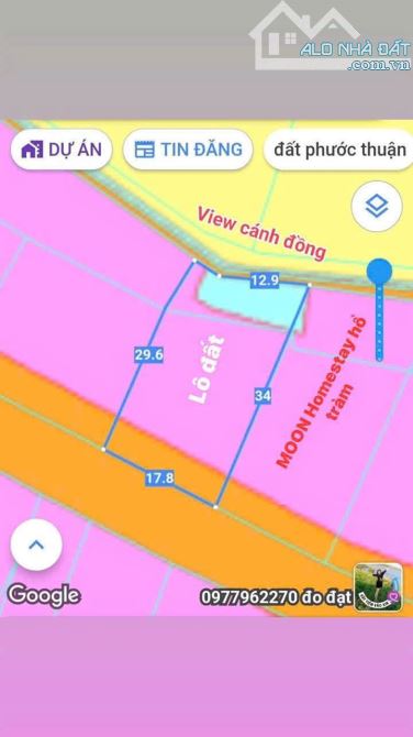BÁN VIEW NGHĨ DƯỠNG PHƯỚC THUẬN, XUYÊN MỘC, ĐẤT FULL HỒNG, VIEW LÚA CỰC CHILL, GIÁ 3.2 TỈ